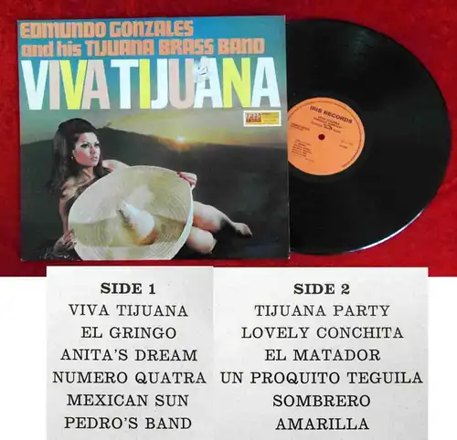 LP Edmundo Gonzales & Tijuana Brass Band: Viva Tijuana (Iris 15.008) NL