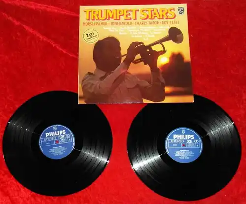 2LP Trumpet Stars (Philips 6623 071) Horst Fischer Charly Tabor Roy Etzel...