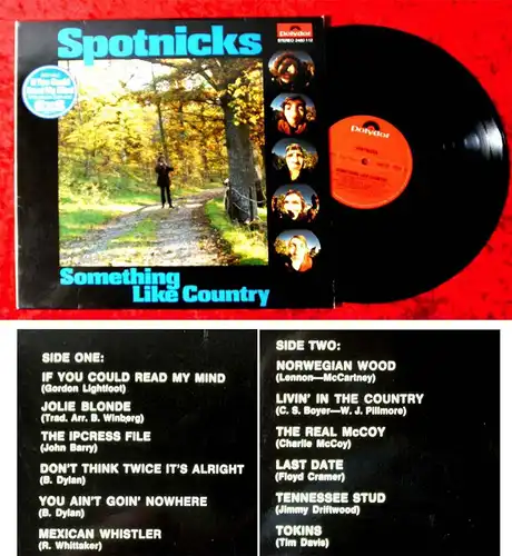 LP Spotnicks: Something Like Country (Polydor 2480 112) D 1972