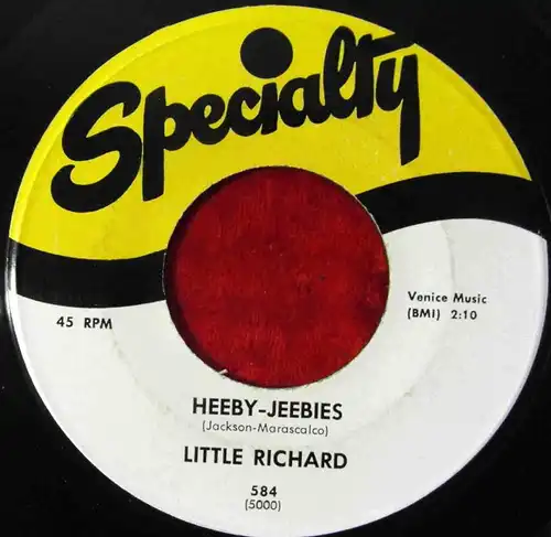 Single Little Richard: She's Got It / Heeby-Jeebies (Speciality 584) US