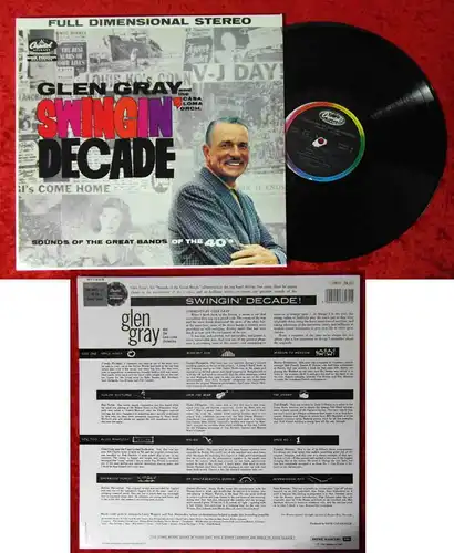 LP Glen Gray & Casa Loma Orchestra: Swingin Decade (Capitol 1566171) Frankreich