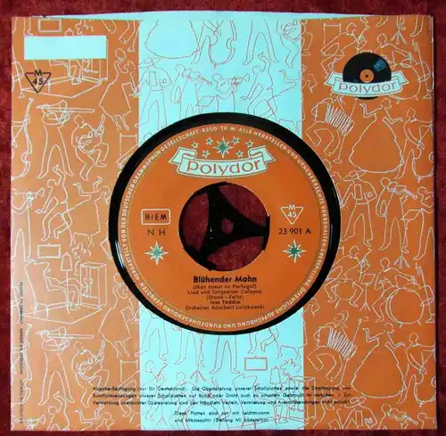 Single Ines Taddio: Blühender Mohn (Polydor 23 901) D