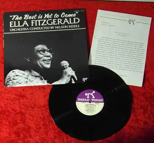 LP Ella Fitzgerald: The Best Is Yet To Come (Pablo 2312 138) US 1982