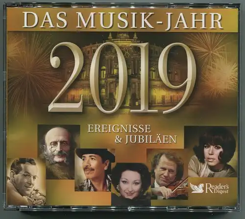 3CD Box Das Musikjahr 2019 - Ereitgnisse & Jubiläen - (Reader´s Digest)
