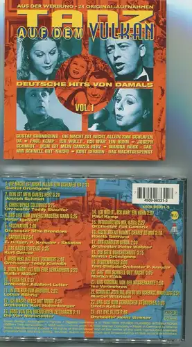 CD Tanz auf dem Vulkan Vol. 1 Deutsche Hits von damals - (East West) 1994