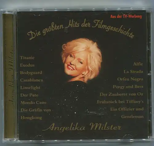 CD Angelika Mister: Die größten Hits der Filmgeschichte (Jupiter)