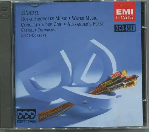 CD Capella Coloniensis: Händel Royal Fireworks Music (EMI) 1992