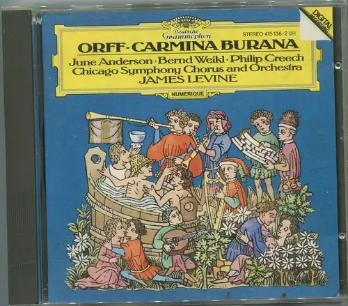 CD James Levine: Orff Carmina Burana (DGG) 1985
