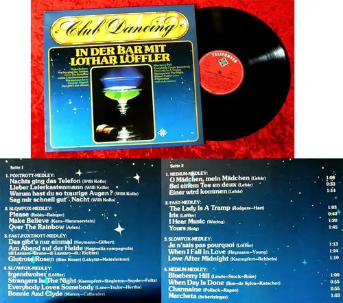 LP Lothar Löffler: Club Dancing - in der Bar mit Lothar Löffler (Telefunken) D76