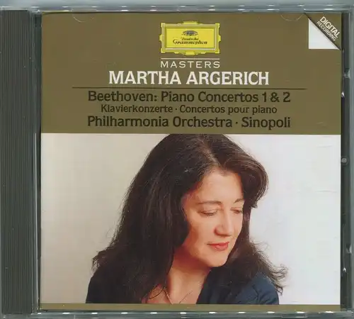 CD Martha Argerich / Sonopoli: Beethoven Piano Concertos 1&2 (DGG) 1986