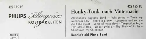 EP Bennie´s Old Piano Band: Honky Tonk nach Mitternacht (Philips 422 155 PE) D57