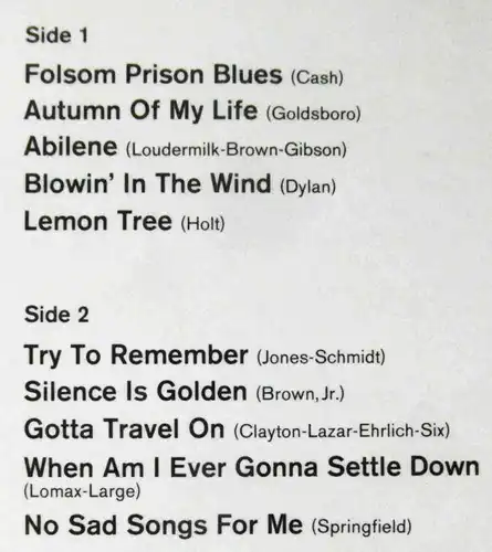 LP Bobby Bare: Folsom Pirson Blues (RCA INTS 1236) D