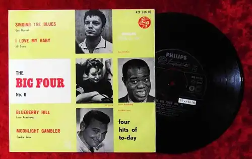 EP The Big Four Vol. 6 Guy Mitchell Frankie Laine Jill Corey Louis Armstrong