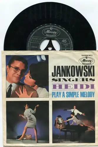 Single Jankowski Singers: Heidi / Play a simple Melody (Mercury 154 306) D