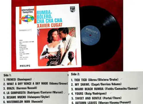 LP Xavier Cugat: Great Latin-American Rhythms (Philips 856 301 YPY) NL