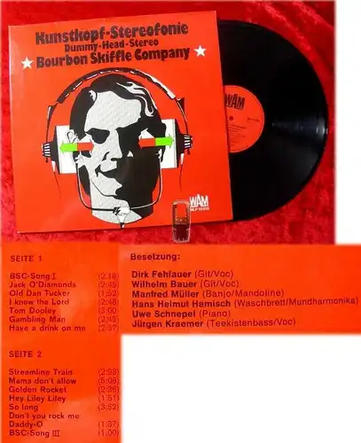 LP Boubron Skiffle Company Kunstkopf Stereophonie 1974