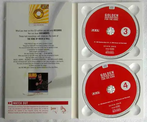 4CD Set Golden Inspirations for the King (+ 24 page Booklet) 2004