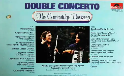 LP Cambridge Buskers: Double Concerto (Polydor 2381 984) D 1979