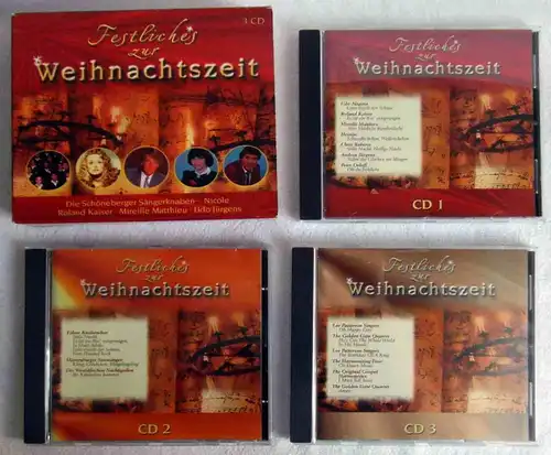 3CD Festliches zur Weihnachtszeit (BMG) 2000