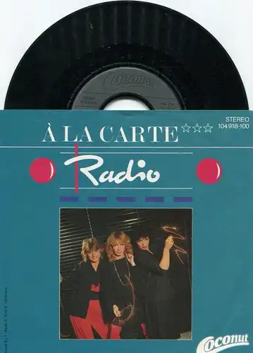 Single A La Carte: Radio (Coconut 104 918-100) D 1983