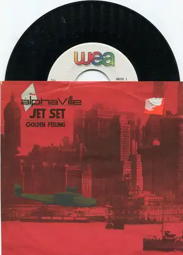 Single Alphaville: Jet Set (WEA 249 126-7) D 1985