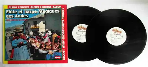 2LP Los Indios de Siku: Flute et Harpe Magiques de Andes (Carabine) F