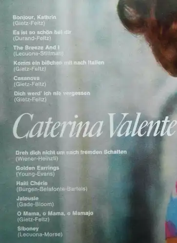 LP Caterina Valente: Bonjour Kathrin (Karussell 635 106) D 