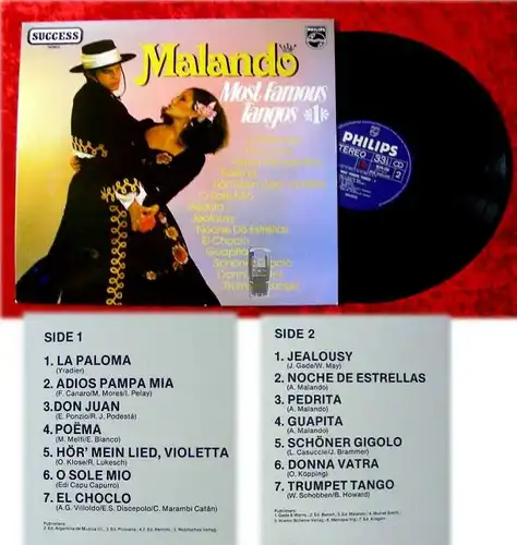 LP Malando: Most Famous Tangos 1