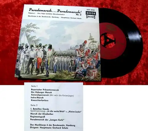 EP Parademarsch Nr. 2 Musikkorps der Bundeswehr Hamburg