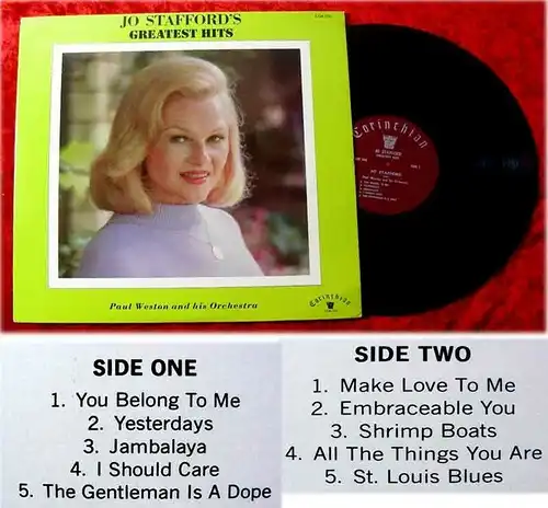 LP Jo Stafford Greatest Hits