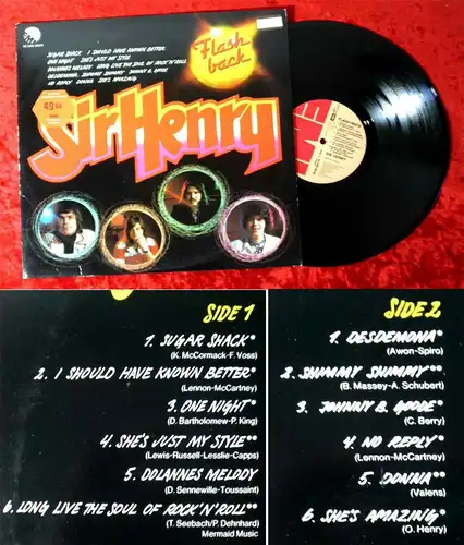 LP Sir Henry: Flashback (EMI 6C 058-38129) DK 1976