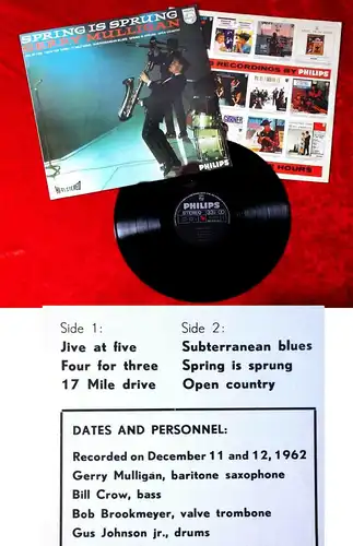 LP Gerry Mulligan: Spring Is Sprung (Philips 852 028 BY) NL 1966
