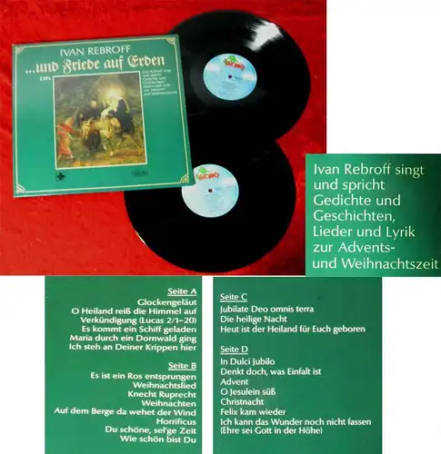 2LP Ivan Rebroff:....und Friede auf Erden (Dino DLP 1641) D 1987