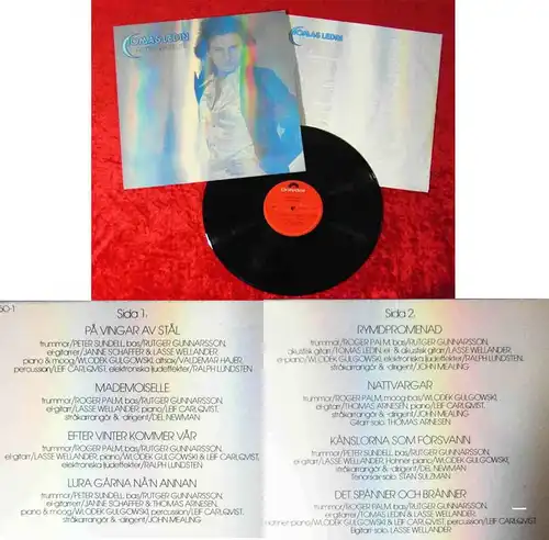 LP Thomas Ledin: Fasten Seat Belts (Polydor 2379 151) Schweden 1977