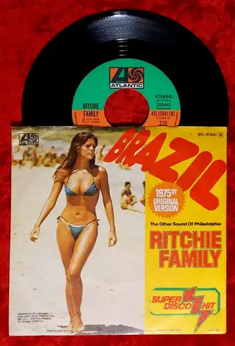 Single Ritchie Family: Brazil (Atlantic 10 641) D 1975