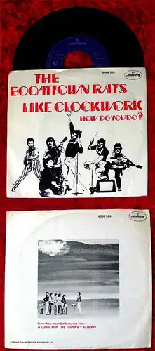 Single Boomtown Rats: Like Clockwork (Mercury 6008 526) NL 1978