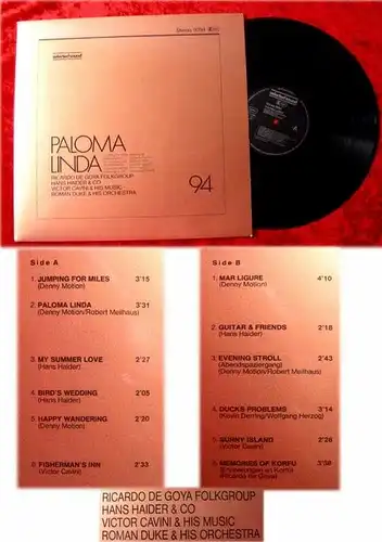 LP Ricardo de Goya Hans Haider Victor Cavini Roman Duke
