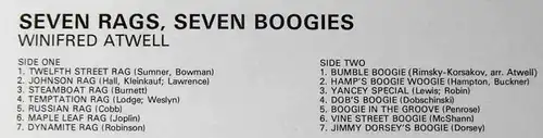 LP Winifred Atwell: Seven Rags, Seven Boogies (Decca Eclipse ECS 2176) UK 