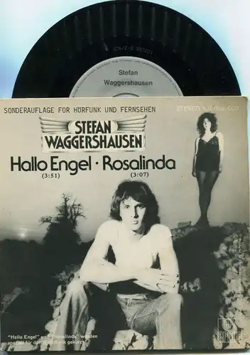 Single Stefan Waggershausen: Hallo Engel (Sonderauflage f. Hörfunk & TV) D