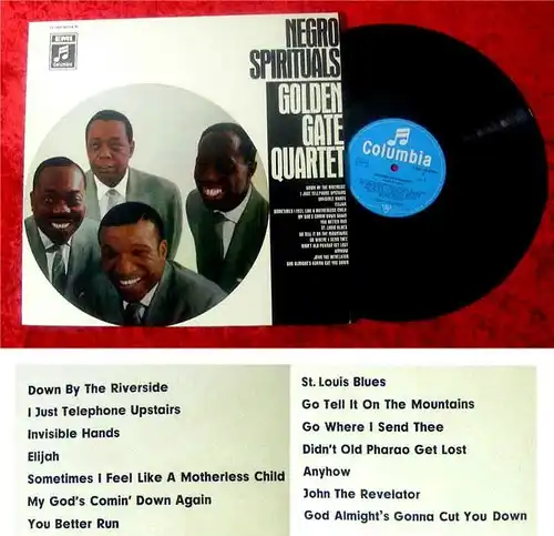 LP Golden Gate Quartet Negro Spirituals