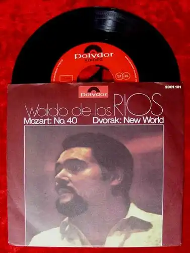 Single Waldo de los Rios Mozart No 40 Dvorak New World