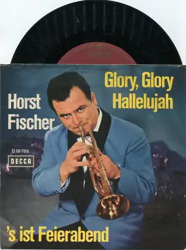 Single Horst Fischer: Glory Glory Hallelujah (Decca D 19 788) D 1964