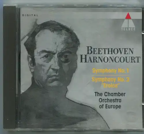 CD Nicolas Harnoncourt: Beethoven Symphony No. 1 & 3 (Teldec) 1992