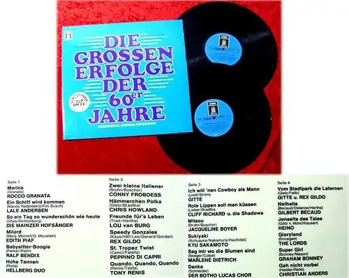 2LP Die grossen Erfolge der 60er Jahre Rocco Granata Lo