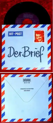 Single Friedrich Schütter: Der Brief (Bellaphon 100-01-019) D 1976