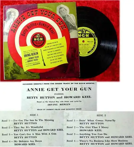 25cm LP Annie get your gun Betty Hutton Howard Keel (MGM 01 7507) Australien