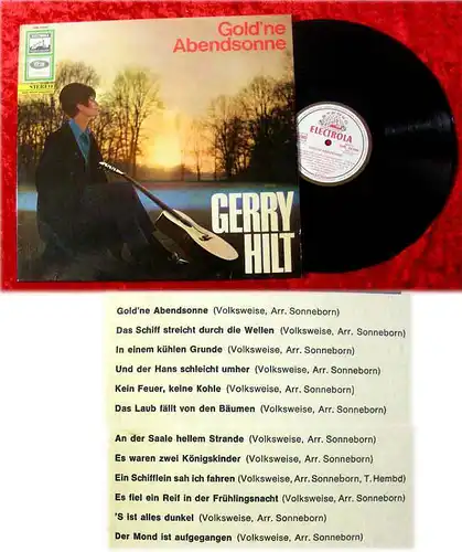 LP Gerry Hilt Goldne Abendsonne (Columbia - altes weiss/gold Label) D