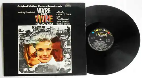 LP Vivre Pour Vivre - Francis Lai - Soundtrack (United Artists 669 154) D