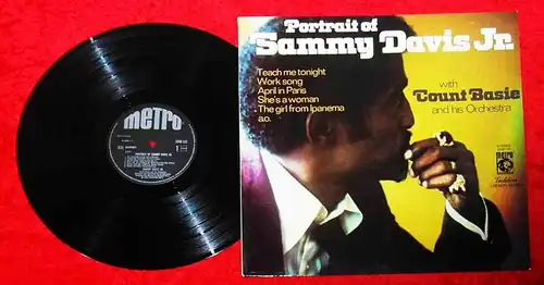 LP Sammy Davis jr.: Portrait Of Sammy Davis Jr. w/ Count Basie (Metro 2348 122) 