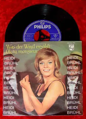 Single Heidi Brühl: Was der Wind erzählt (Philips 345 553) D